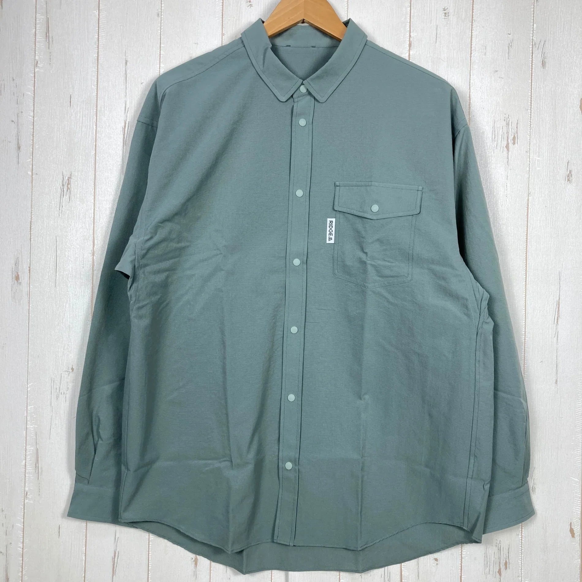 【Men's S グリーン系】 Ridge Mountain Gear ( リッジマウンテンギア ) ベーシック ロングスリーブ シャツ Basic Long Sleeve Shirt ポリエステル ウェア トッ Men's L グリーン系】 Ridge Mountain Gear ( リッジマウンテンギア