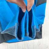 Montura Men's Stretch Color Hoody Jacket, Size Small, Blue. Polyester fleece outerwear jacket with Polartec Power Grid (z000).