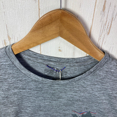 [Men's XS Gray] 2023 Patagonia Long-Sleeved Capilene Cool Daily Graphic Shirt SKFE Polyester