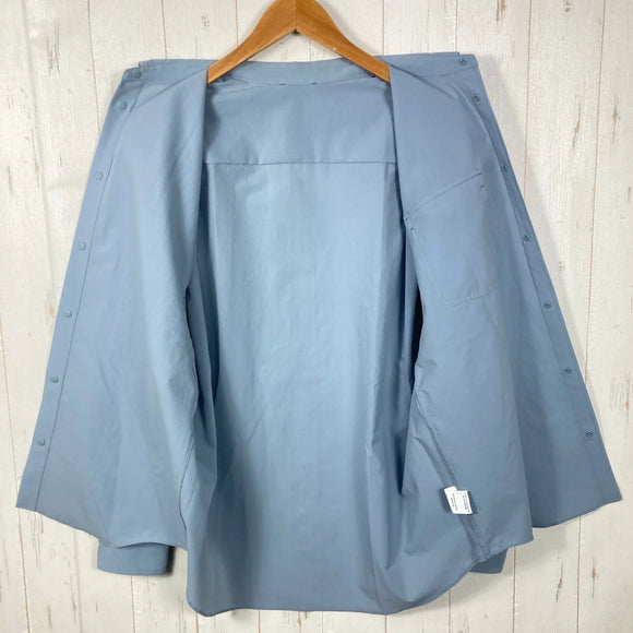 【Men's M ブルー系】 Ridge Mountain Gear ( リッジマウンテンギア ) ベーシック ロングスリーブ シャツ Basic Long Sleeve Shirt Sky Haze ポリエステル ウェア トップス インナー シャツ ロングスリー