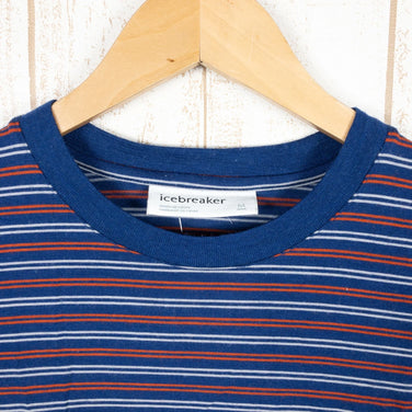 【Men's M ネイビー系】 Icebreaker ( アイスブレーカー ) 150 ショートスリーブ ポケット クルー ストライプ 150 Short Sleeve Pocket Crew Stripe メリノウール IT22173 Men's ロイヤルネイビー - 【公式】2ndGEAR（セカンドギア）Webショップ【登山用品・アウトドア用品専門 買取販売店】