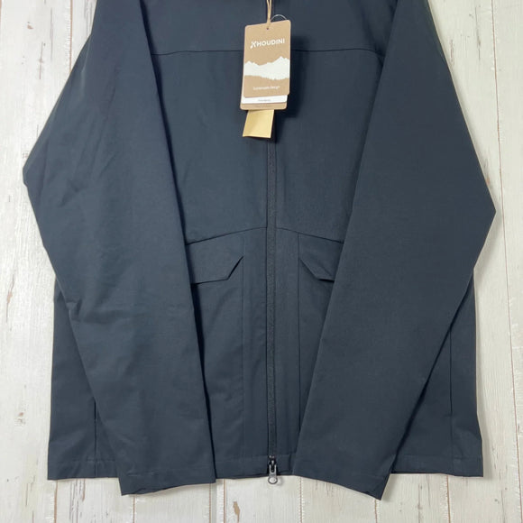 【Men's L ブラック系】 Houdini ( フーディニ ) メンズ ゴー ジャケット M's Go Jacket 860028 TRUE BLACK z00055931 TRUE BLACK ソフトシェル アウター ジャケット トップス ウェア