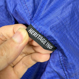 【OneSize ネイビー系】 Heritage ( ヘリテイジ ) フード付ザックカバー M （35～50リットル） ナイロン バッグ ストレージ ザックカバー z00060775  ザックカバー バッグ ストレージ