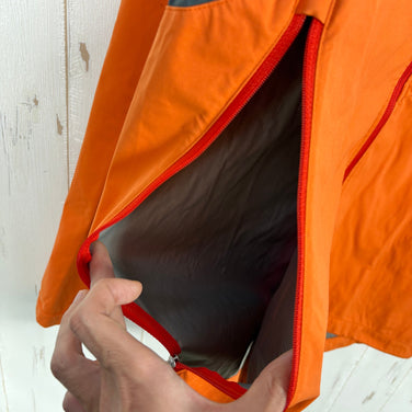 【Men's L オレンジ系】 Finetrack ( ファイントラック ) フロウラップ ジャケット Flow Wrap Jacket タンジェリン ナイロン ウェア トップス アウター ジャケット ソフトシェル z00055221 タンジェリン ソフトシェル ア