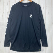 【Men's L ブラック系】 Volcom ( ボルコム ) ポーラテック ファースト レイヤー POLARTEC 1ST LAYER TOP ポリエステル ウェア トップス インナー シャツ ロングスリーブTシャツ クルーネック 化繊 z00058582 化繊