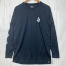 【Men's L ブラック系】 Volcom ( ボルコム ) ポーラテック ファースト レイヤー POLARTEC 1ST LAYER TOP ポリエステル ウェア トップス インナー シャツ ロングスリーブTシャツ クルーネック 化繊 z00058582  化繊-1