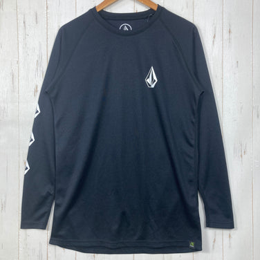 【Men's L ブラック系】 Volcom ( ボルコム ) ポーラテック ファースト レイヤー POLARTEC 1ST LAYER TOP ポリエステル ウェア トップス インナー シャツ ロングスリーブTシャツ クルーネック 化繊 z00058582  化繊