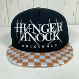 【OneSize ブラック系】 Hungerknock Originals ( ハンガーノック オリジナルス ) HK ロゴ チェッカー HK-LOGO Checker ポリエステル ウェア ウェア小物 ヘッドウェア キャップ z00054966  キャップ ヘッド