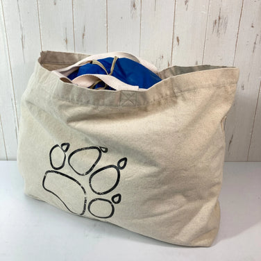 One Size Beige Jackwolfskin Cotton Canvas Tote Bag (z00054630)
