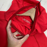 【Women's S レッド系】 Arcteryx ( アークテリクス ) ヴァーティス フーディ ウィメンズ Vertices Hoody Women's バラクラバフード ストレッチ ベースレイヤー ポリエステル ウェア トップス インナー シャツ フーディ 化繊