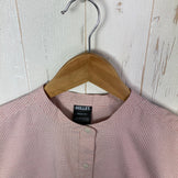 【女式 S 红色系】 Millet (米勒) 防蚊格纹立领长袖衬衫 Insect Barrier Check Stand Shirt Long Sleeve 聚酯纤维 户外服饰 上衣 内搭 衬衫