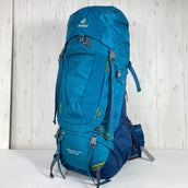 【Women's OneSize ブルー系】 Deuter ( ドイター ) エアーコンタクト プロ 65+15 SL Air Contact Pro 65+15 SL デニム / ミッドナイト ナイロン バッグ ストレージ バックパック 容量【55L~79L】 z0006005