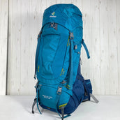 【Women's OneSize ブルー系】 Deuter ( ドイター ) エアーコンタクト プロ 65+15 SL Air Contact Pro 65+15 SL デニム / ミッドナイト ナイロン バッグ ストレージ バックパック 容量【55L~79L】 z0006005