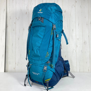 【Women's OneSize ブルー系】 Deuter ( ドイター ) エアーコンタクト プロ 65+15 SL Air Contact Pro 65+15 SL デニム / ミッドナイト ナイロン バッグ ストレージ バックパック 容量【55L～79L】 z0006005
