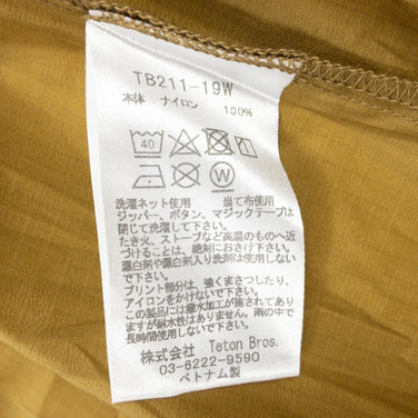 【Women's S ベージュ系】 Teton Bros ( ティートンブロス ) ウィンドリバー フーディー Wind River Hoody ナイロン TB211-19W Women's ウィンドシェル アウター ジャケット トップス ウェア - 【公式】2ndGEAR（セカンドギア）Webショップ【登山用品・アウトドア用品専門 買取販売店】