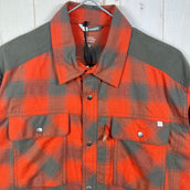 【Men's M ブラウン系】 Norrona ( ノローナ ) スヴァールバル フランネル シャツ メンズ Svalbard Flannel Shirt M's 2404-19 5516 ROOIBOS TEA/SLATE GREY z00056106 5516