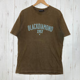 【Men's L ブラウン系】 Black Diamond ( ブラックダイヤモンド ) コットン ショートスリーブ ティー Cotton Short Sleeve Tee 生産終了モデル 入手困難 コットン ウェア トップス インナー シャツ ショートスリーブTシ