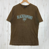 【Men's L ブラウン系】 Black Diamond ( ブラックダイヤモンド ) コットン ショートスリーブ ティー Cotton Short Sleeve Tee 生産終了モデル 入手困難 コットン ウェア トップス インナー シャツ ショートスリーブTシ