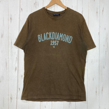 【Men's L ブラウン系】 Black Diamond ( ブラックダイヤモンド ) コットン ショートスリーブ ティー Cotton Short Sleeve Tee 生産終了モデル 入手困難 コットン ウェア トップス インナー シャツ ショートスリーブTシ