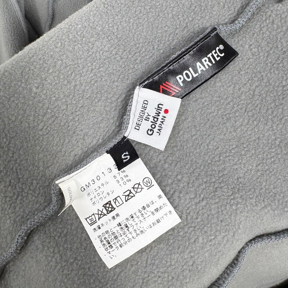 【Men's S グレー系】 Goldwin ( ゴールドウィン ) パワー ストレッチ ジップ フーディー Power Stretch Zip Hoodie POLARTEC Power Stretch Pro ストレッチフリース ポリエステル ウェア トップス