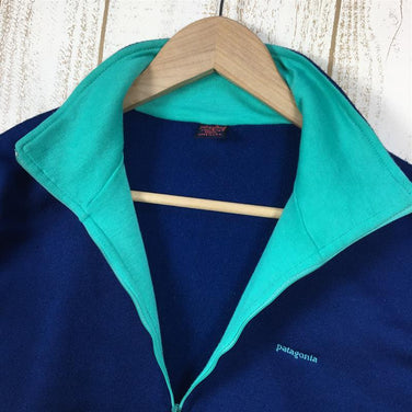 【Men's M ネイビー系】 Patagonia ( パタゴニア ) エクスペディションウェイト キャプリーン ジップtネック Expedition Weight Capilene Zip T-Neck フリース プルオーバー ネイビー×エメラルド ビンテージ 生 - 【公式】2ndGEAR（セカンドギア）Webショップ【登山用品・アウトドア用品専門 買取販売店】