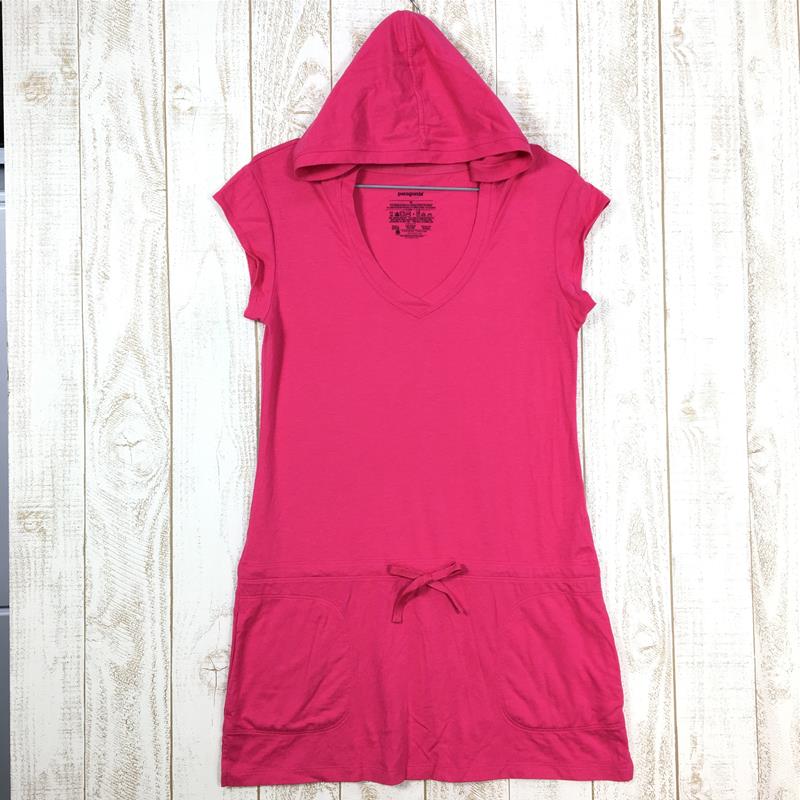 【Women's XS ピンク系】 Patagonia ( パタゴニア ) ショートスリーブ アフターサン フーディ Short-Sleeved After-Sun Hoody パーカー 53675 International Women's  コットン フーディ イン