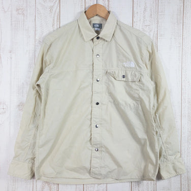 【Unisex S ベージュ系】 The North Face ( ザ・ノースフェイス ) ロングスリーブ ヌプシ シャツ L/S Nuptse Shirt NR11961 Asian Unisex 化繊 ロングスリーブシャツ インナー シャツ トップス ウェア - 【公式】2ndGEAR（セカンドギア）Webショップ【登山用品・アウトドア用品専門 買取販売店】