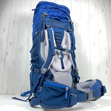 Deuter Air Contact 50+10 SL Women's One Size Navy Backpack in Steel/Midnight Nylon. Storage capacity: 30L-54L. Product code: z00053516.