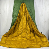 [Regular Green] Warbonnet Outdoors Diamondback TopQuilt, a hard-to-find, sewn-together footbox down sleeping system.