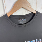【Men's S ブラック系】 Patagonia ( パタゴニア ) キャプリーン クール デイリー グラフィック シャツ Capilene Cool Daily Graphic Shirt ポリエステル ウェア トップス インナー シャツ ショートスリーブTシャ