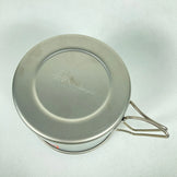 One Size Silver MSR Titanium Kettle 850ml (Discontinued Model, Hard to Find) Titanium Cookware Kettle (z00054250)