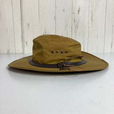 男女通用大号米色 Filson Tin Cloth Bush 帽子，深棕色，棉质，服装，配饰，头饰，帽子，z00053904，深棕色，帽子，头饰，穿戴