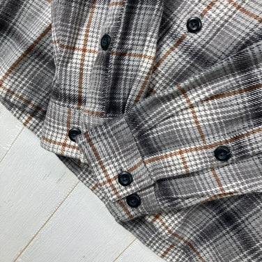 【Men's XS グレー系】 2013 Patagonia ( パタゴニア ) ロングスリーブ フィヨルドフランネルシャツ アジアンフィット Long-Sleeved Fjord Flannel Shirt - Asia Fit DWN 生産終了モデル 入手困難