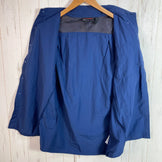 男式小号海军蓝 Mammut Boulder 衬衫，短袖，尼龙，上衣，汗衫，合成纤维，z00053834