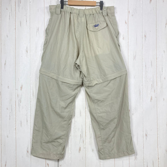 【Men's M ベージュ系】 1990s Columbia ( コロンビア ) フィッシング コンバーチブル カーゴパンツ Fishing Convertible Cargo Pants 生産終了モデル 入手困難 旧タグ ナイロン ウェア ボトムス コンバーチブル