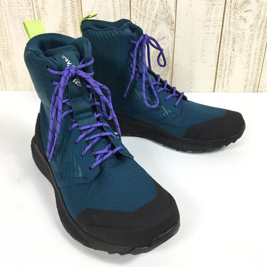 【男款27.0cm蓝色】Adidas × Parley Terrex Free Hiker Xpl 徒步登山鞋 GZ3378 男士实用