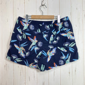 【Women's M ネイビー系】 2019 Patagonia ( パタゴニア ) バギーズ ショーツ 5インチ Baggies Shorts 5in Parrots: New Navy / PANN 希少カラー 入手困難 ナイロン ウェア ボトムス ショーツ ショー