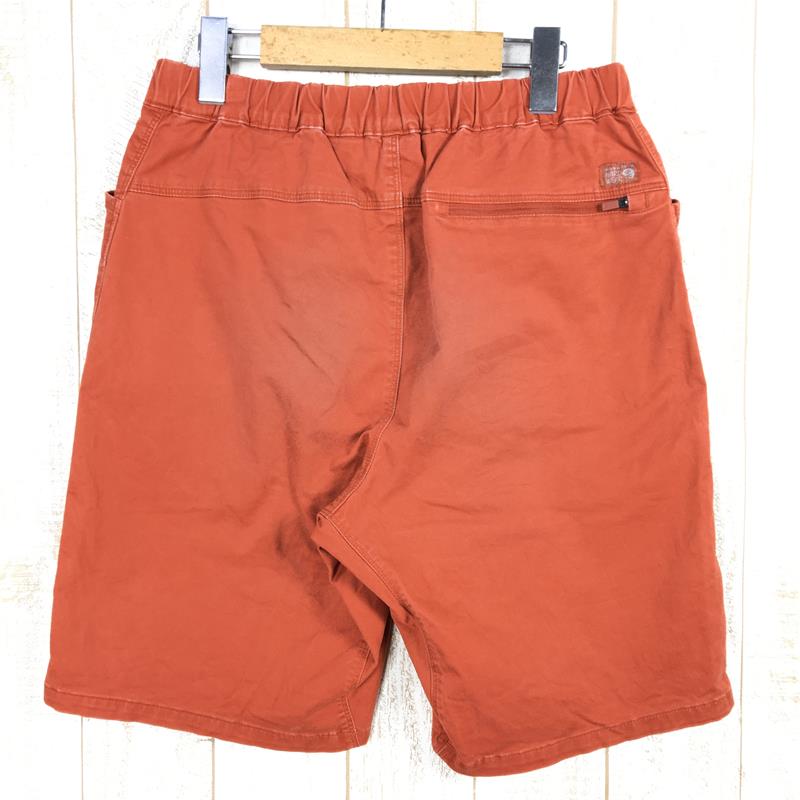 [Men's S Orange] Mountain Hardwear Cederberg Pull On Shorts Cederberg Pull On Short Stretch Cotton Climbing Pants OM7438 Men's Cotton Shorts