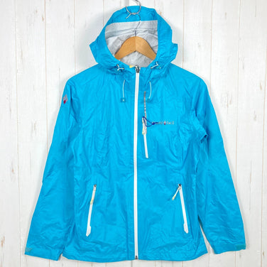 Montbell 女式大号蓝色全天候夹克，韩国标准款，尼龙，防雨外套，上衣，外套，夹克，上衣，服装，z00053755