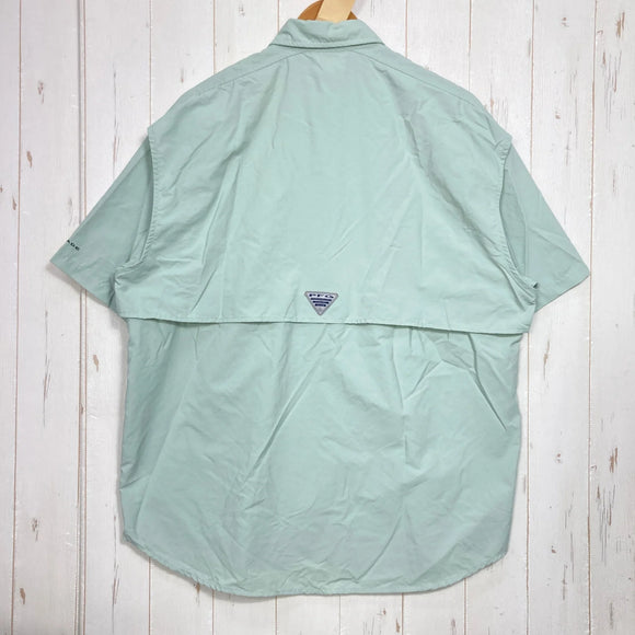 【Men's M グリーン系】 Columbia ( コロンビア ) バハマ 2 ショートスリーブシャツ Bahama II S/S Shirt PFG｜オムニシェイド UPF50｜ベンチレーション ナイロン ウェア トップス インナー シャツ ショートスリーブシャ