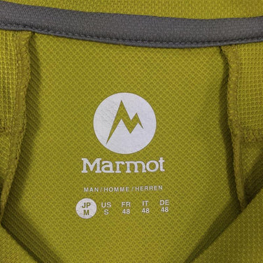 【Men's M イエロー系】 Marmot ( マーモット ) アセント ハーフスリーブ クルー Accent Hs Crew MJT-S6031 Asian Men's 化繊 ショートスリーブTシャツ クルーネック インナー シャツ トップス ウェア - 【公式】2ndGEAR（セカンドギア）Webショップ【登山用品・アウトドア用品専門 買取販売店】