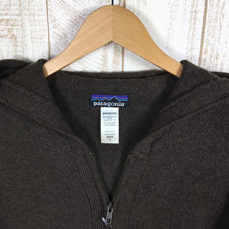 【Men's S ブラウン系】 Patagonia ( パタゴニア ) ラムウール フーディ Lambswool Hoody フルジップ パーカー ニット カーディガン 生産終了モデル 入手困難 50310 International Men's HEN Henna