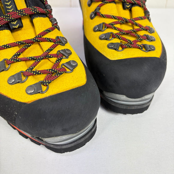 【Men's 27.3cm イエロー系】 La Sportiva ( ラ・スポルティバ ) ネパール キューブ ゴアテックス Nepal Cube GTX 厳冬期用 ワンタッチアイゼン対応 マウンテニアリング ブーツ フットウェア 厳冬期用アルパインブーツ z00061751