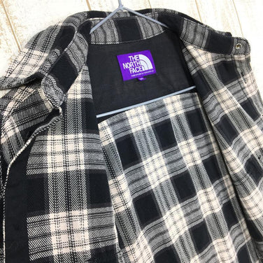 【Women's S ブラック系】 The North Face ( ザ・ノースフェイス ) × ナナミカ パープルレーベル ツイル チェック シャツ Twill Check Shirt NT3958N Asian Women's 化繊 ロングスリーブシャツ インナー - 【公式】2ndGEAR（セカンドギア）Webショップ【登山用品・アウトドア用品専門 買取販売店】