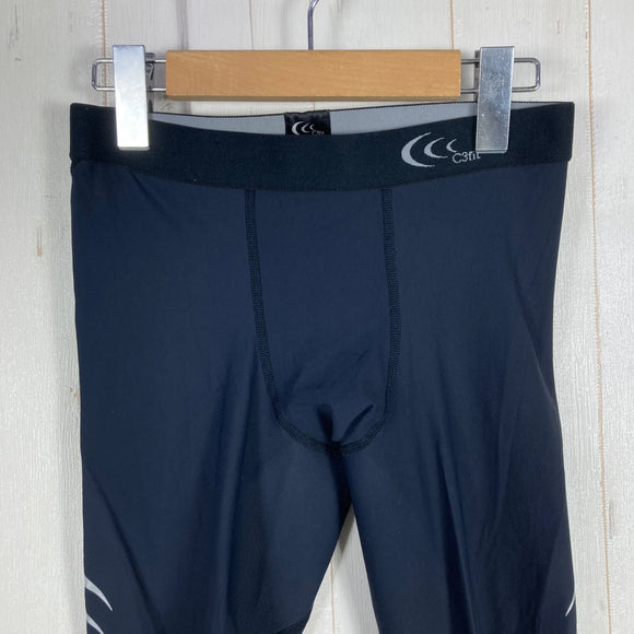 【Men's L ブラック系】 C3Fit ( シースリーフィット ) フォーカス ロング タイツ Focus Long Tights ナイロン ウェア ボトムス タイツ z00054539  タイツ ボトムス ウェア