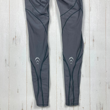 男士黑色C3Fit支撑长款紧身裤，尼龙材质，z00054291