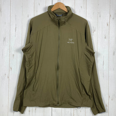Arcteryx Nodin 男式大号绿色尼龙防风夹克 (z00053791)