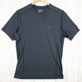 【Men's S チャコール系】 Arcteryx ( アークテリクス ) モータス クルー ショートスリーブ Motus Crew Short Sleeve ポリエステル X000007173 International Men's ブラックヘザー | Black - 【公式】2ndGEAR（セカンドギア）Webショップ【登山用品・アウトドア用品専門 買取販売店】