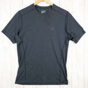 【Men's S チャコール系】 Arcteryx ( アークテリクス ) モータス クルー ショートスリーブ Motus Crew Short Sleeve ポリエステル X000007173 International Men's ブラックヘザー | Black - 【公式】2ndGEAR（セカンドギア）Webショップ【登山用品・アウトドア用品専門 買取販売店】