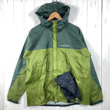 【Men's L グリーン系】 Montbell ( モンベル ) サンダーパス ジャケット Thunder Pass Jacket ナイロン ウェア トップス アウター ジャケット レインシェル z00058377  レインシェル アウター ジャケット トップス